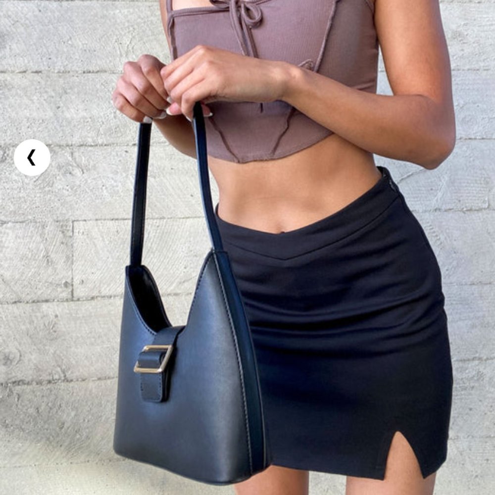 Princess Polly Ravyn Skort, Black Size 2 NWT